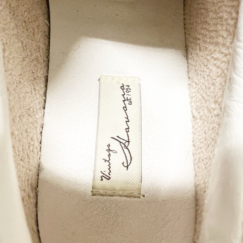 Vintage Havana Womens White Leather Galit Glitter Star Lace Up Sneaker Size 10 - Picture 11 of 11